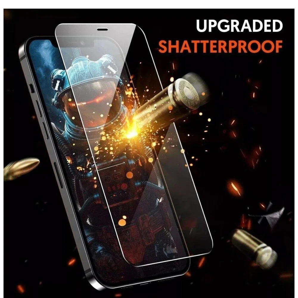 3X Tempered Glass Screen Protector For iPhone 16 Pro